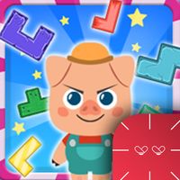 아기돼지 집짓기 - 블럭퍼즐 with Exer Hear