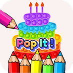 Pop It Fun Coloring Game