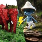 Smurf Cat Awesome Fly Game