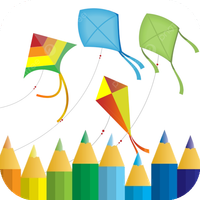 Kites Coloring