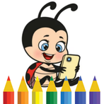 Cartoon Ladybug Coloring