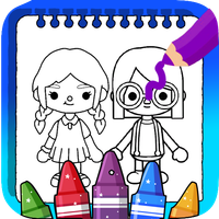 Toca Boca Coloring World Game