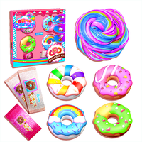 Donut Slime DIY Unboxing Games