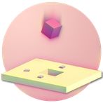 Cube Fall - Минималистическая