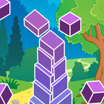 Block building challenge game