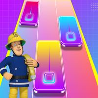 Fireman Sam Piano Game Tiles