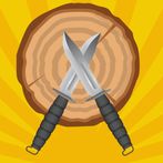 Knife play aim skill game