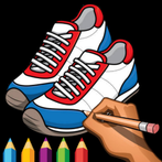 Sneakers Coloring Pages