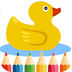 duck cartoon coloring game