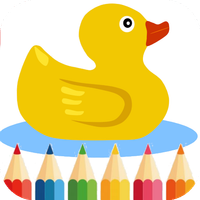 duck cartoon coloring game