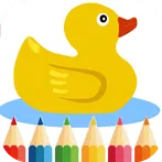 duck cartoon coloring game