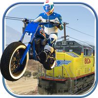 Indian Bike Riding train track