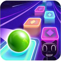 Cartoon Cat Tiles hop Rush