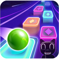 Cartoon Cat Tiles hop Rush