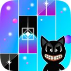 Scary Cartoon Cat Piano Tiles