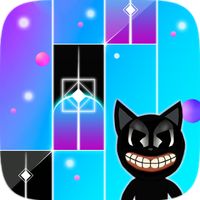 Scary Cartoon Cat Piano Tiles