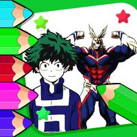 MY Hero Academia coloring book