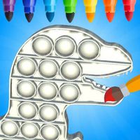 Pop-It Antistress 3D Coloring!