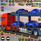 Police Car:Cargo Truck Driving