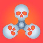 Skull Fidget Spinner Simulator