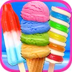 Rainbow Ice Cream & Popsicles