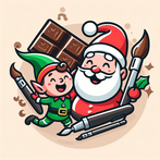 Santa Christmas Coloring Book