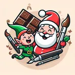 Santa Christmas Coloring Book