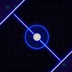 Neon air hockey