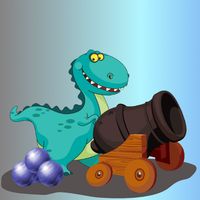 Iguana Shooting Ball