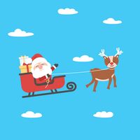 Flying Santa Claus