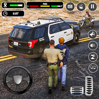 Police Car Chase Car Game 2023