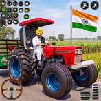 Farm Tractor Farming Games 3D