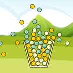 Glass Fill Puzzle 3D Game