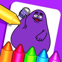 Grimace Shake Coloring Book