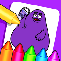 Grimace Shake Coloring Book