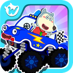 Wolfoo Monster Truck Police