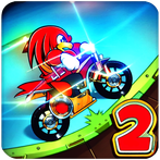 Knuckles Hedgehog Moto Climb