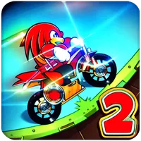 Knuckles Hedgehog Moto Climb