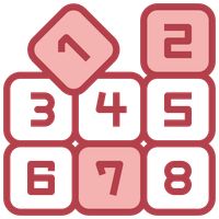 Puzzle jigsaw Number