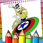 Super Hero Coloring book