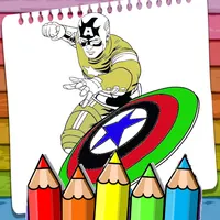 Super Hero Coloring book