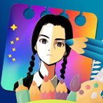 Wednesday Addams Coloring Game