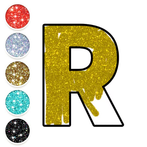 Glitter Number & ABC Coloring