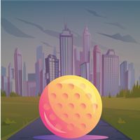 Blue Ball - Golf Ball