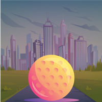 Blue Ball - Golf Ball