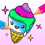 Kawaii Glitter Drawing Book