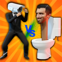 Toilet fight zombie city