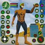 Flying Super Hero Rescue City