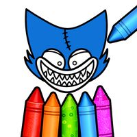 playtime huggy poppy coloring