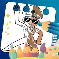 Little Singham :coloring book